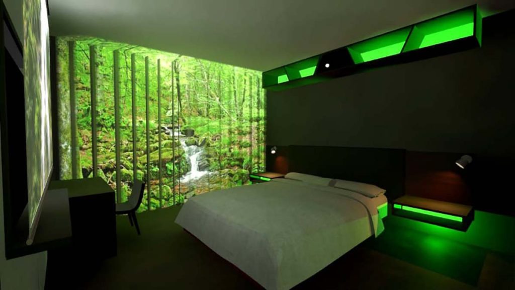 habitación Hotel Inteligente control de ambiente