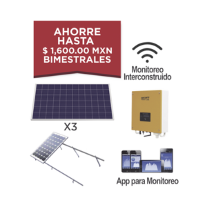 Kit energía solar de 1 Kw