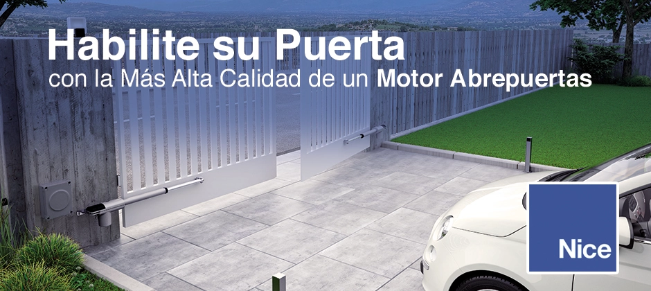 Puerta automática Residencial