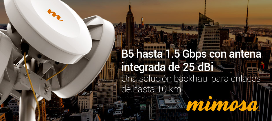 Antena de alta Ganancia para enlace Inalámbrico de Internet